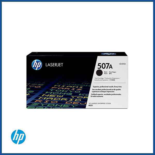 HP 507A (CE400A) Black LaserJet Toner Cartridge